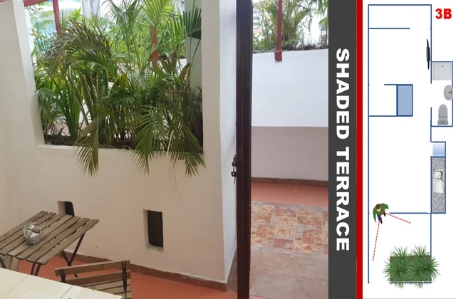 Appart Studio Casa Real Santo Domingo Terraza